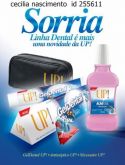 linha bucal com creme dental e antisséptico up